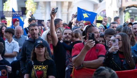 Protest zbog presude OVK u Gracu