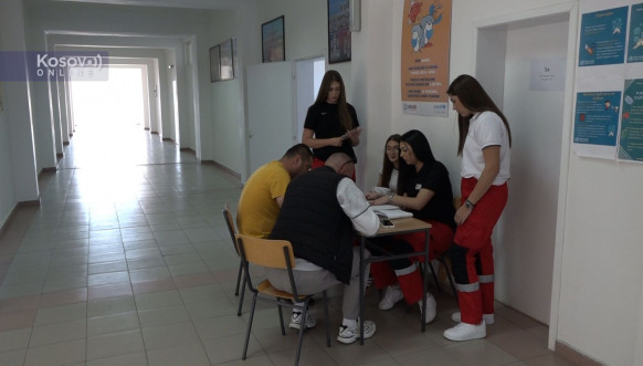 Akcija dobrovoljnog davanja krvi u Lešku Akcija dobrovoljnog davanja krvi u Lešku