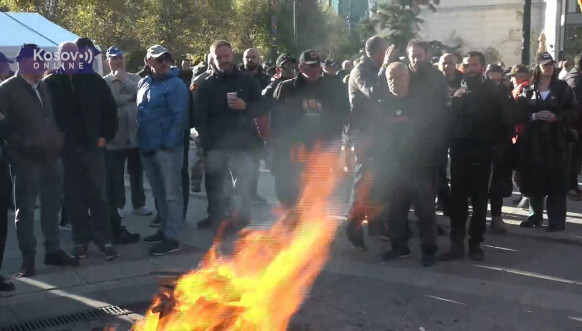 Protest Udruženja OVK Protest Udruženja OVK