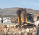 Cernica, rušenje kuće Jovici Menkoviću 