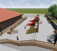 Projekat (3D) - Parterno uređenje kompleksa PU "Danica Jaramaz"