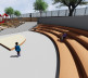 Projekat (3D) - Parterno uređenje kompleksa PU "Danica Jaramaz"