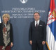 Selaković sa generalnom sekretarkom OEBS-a Helgom Šmid