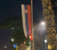 Zapaljena zastava Srbije u Tirani