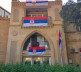 Srpska zastava na ambasadi u Bakuu