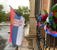 Srpska zastava na ambasadi u Madridu