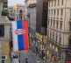 Srpska zastava na ambasadi u Milanu