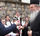 Petar Petković u manastiru Draganac sa vladikom Teodosijem