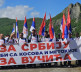 Građani Leposavića i Severne Mitrovice krenuli peške za Beograd na miting podrške Vučiću