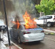 Zapaljen automobil Kosovske policije u Zvečanu
