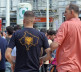 Simboli velike Albanije na protestu u Beču