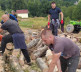 Seča drva u manastiru Crna Reka