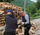 Seča drva u manastiru Crna Reka