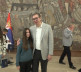 Predsednik sa decom iz Zvečana
