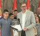 Vučić sa osnovcem