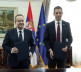 Primopredaja dužnosti Ivica Dačić i Marko Đurić