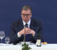 Aleksandar Vučić, patrijarh Porfirije i Milorad Dodik 