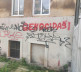 Grafit pored Ambasade Srbije u Sarajevu