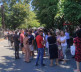 građani Severne Mitrovice kod policijske stanice