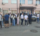 Radnci ispred PO Kosovska Mitrovica