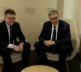 Vučić i Lajčak Davos