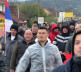 Srbi sa Kosova u Kraljevu, doček