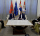 Mohamed Amin Belhaž i Aleksandar Vučić