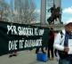 Protest za 1. maj u Prištini