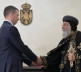 Đurić sa poglavarom Koptske pravoslavne crkve Tavadrosom Drugim