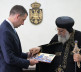 Đurić sa poglavarom Koptske pravoslavne crkve Tavadrosom Drugim