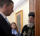 Đurić sa poglavarom Koptske pravoslavne crkve Tavadrosom Drugim