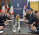 Đurić i Petković sa ambasadorima Kvinte i EU