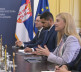 Nevena Jovanović sa ambasadorom EU i predstavnicima Kvinte