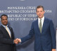 Ministar spoljnih poslova Srbije Marko Đurić sa ministrom inostranih poslova Somalije Abdisalamom Abdi Alijem