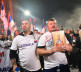 Srbi sa Kosova dočekani ispred Doma Narodne skupštine Srbije