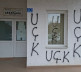 Grafiti na Domu zdravlja u Dobrotinu