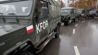 Pripadnici KFOR-a u Kosovskoj Mitrovici