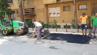 Radovi na saniranje udarnih rupa u Sutjeskoj ulici
