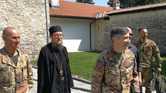 Iguman Sava i komandat KFOR-a