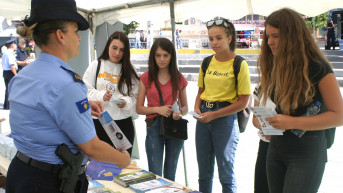 Kosovska policija, štand, 20 godina od osnivanja 