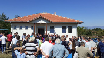 Predstavnici Srpske liste sa Srbima u selu Vidanje