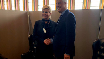 Kolinda Grabar Kitarović i Hašim Tači 