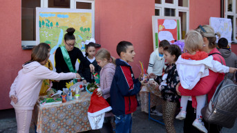 Ekološki vašar u školskom dvorištu
