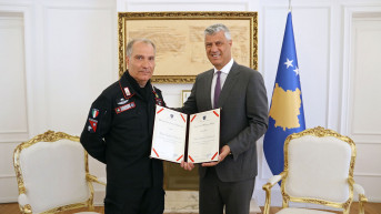 Ruđerio Kapodivento i Hašim Tači 