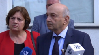 Isa Mustafa na biračkom mestu