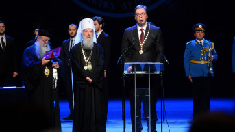 Aleksandar Vučić i patrijarh Irinej 