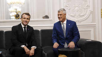 Emanuel Makron i Hašim Tači 