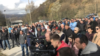 Protest Srba i Albanaca