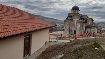 Crkva Sv Dimitrija i novoizgrađena trpezarija