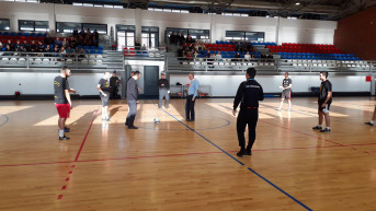 Rektor Vitoševic izvodi početni udarac
